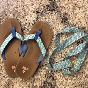 Vineyard Vines Whale Tale Flip Flops